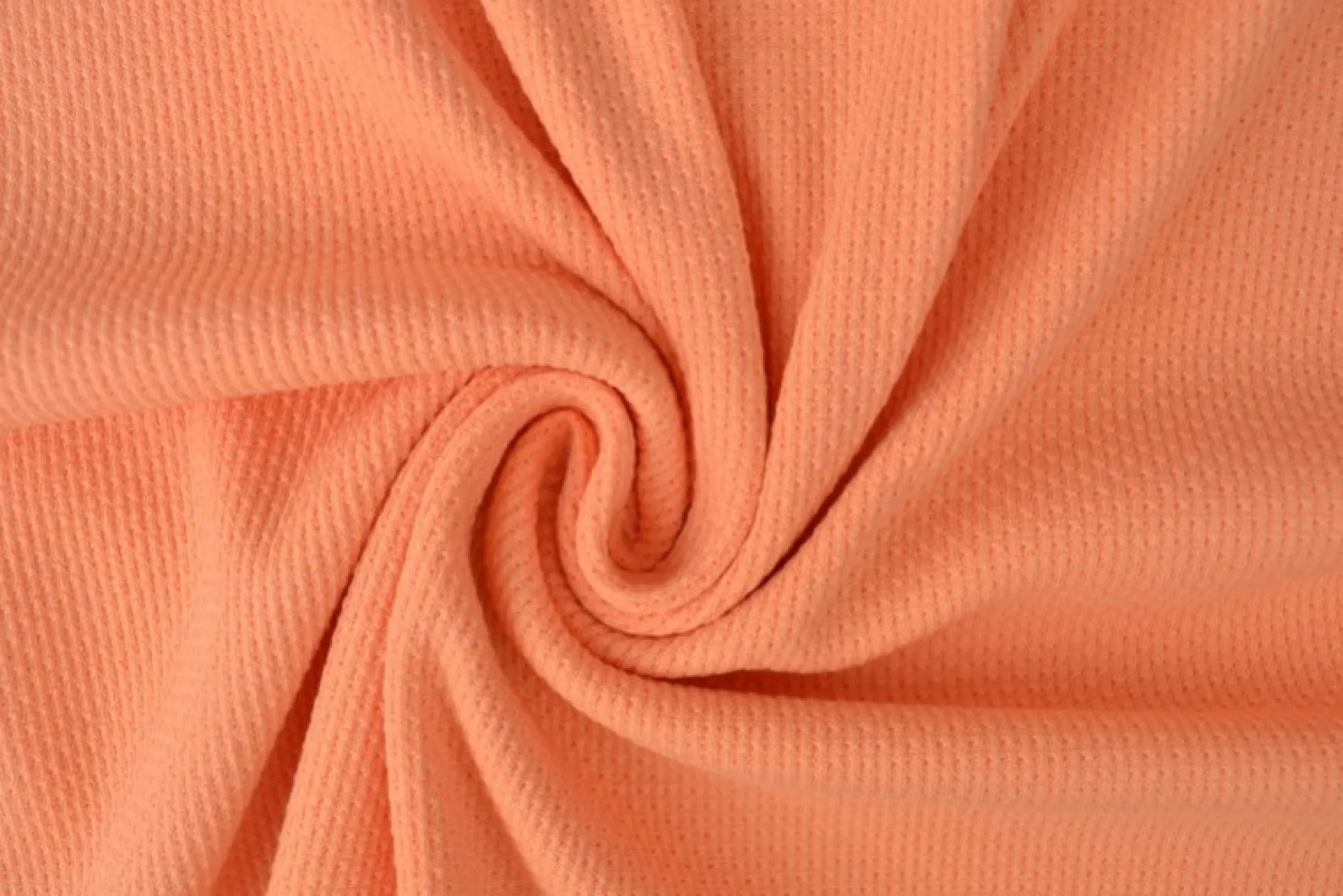 Gebreide wafel jersey – Zalm
