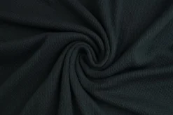 Gebreide wafel jersey – Zwart