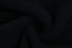 Gebreide wollen stof – Navy