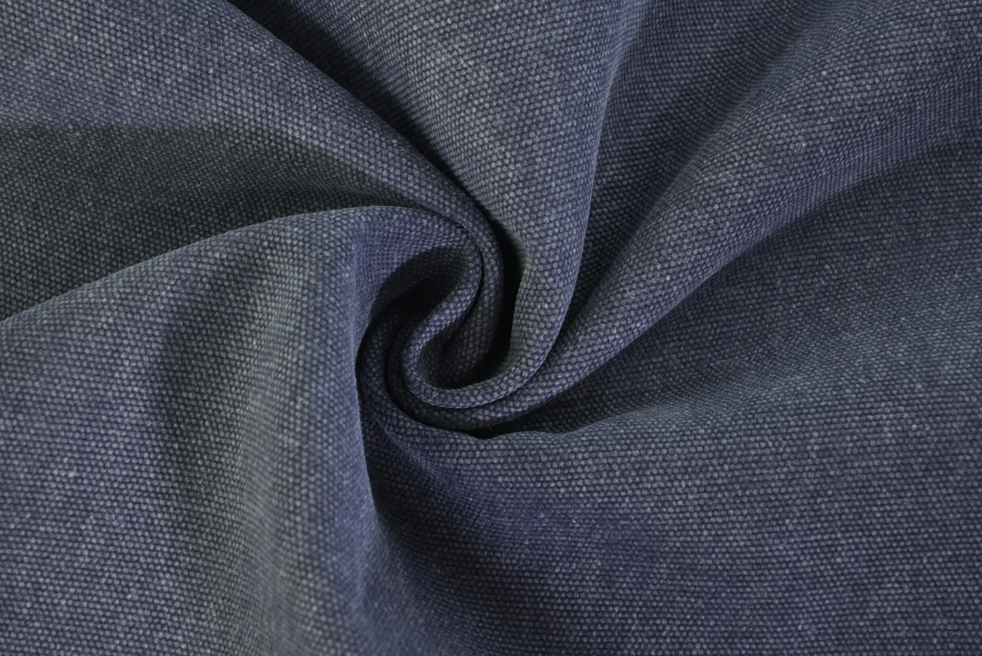 Gewassen canvas – Blauw / grijs