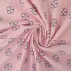 Gewassen katoen / Stonewashed – Bloemetjes gestipt babyroze