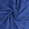Gewassen katoen / Stonewashed – Beertjes en katjes blauw