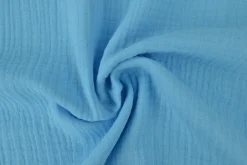 Hydrofiel / Mousseline – Aquablauw