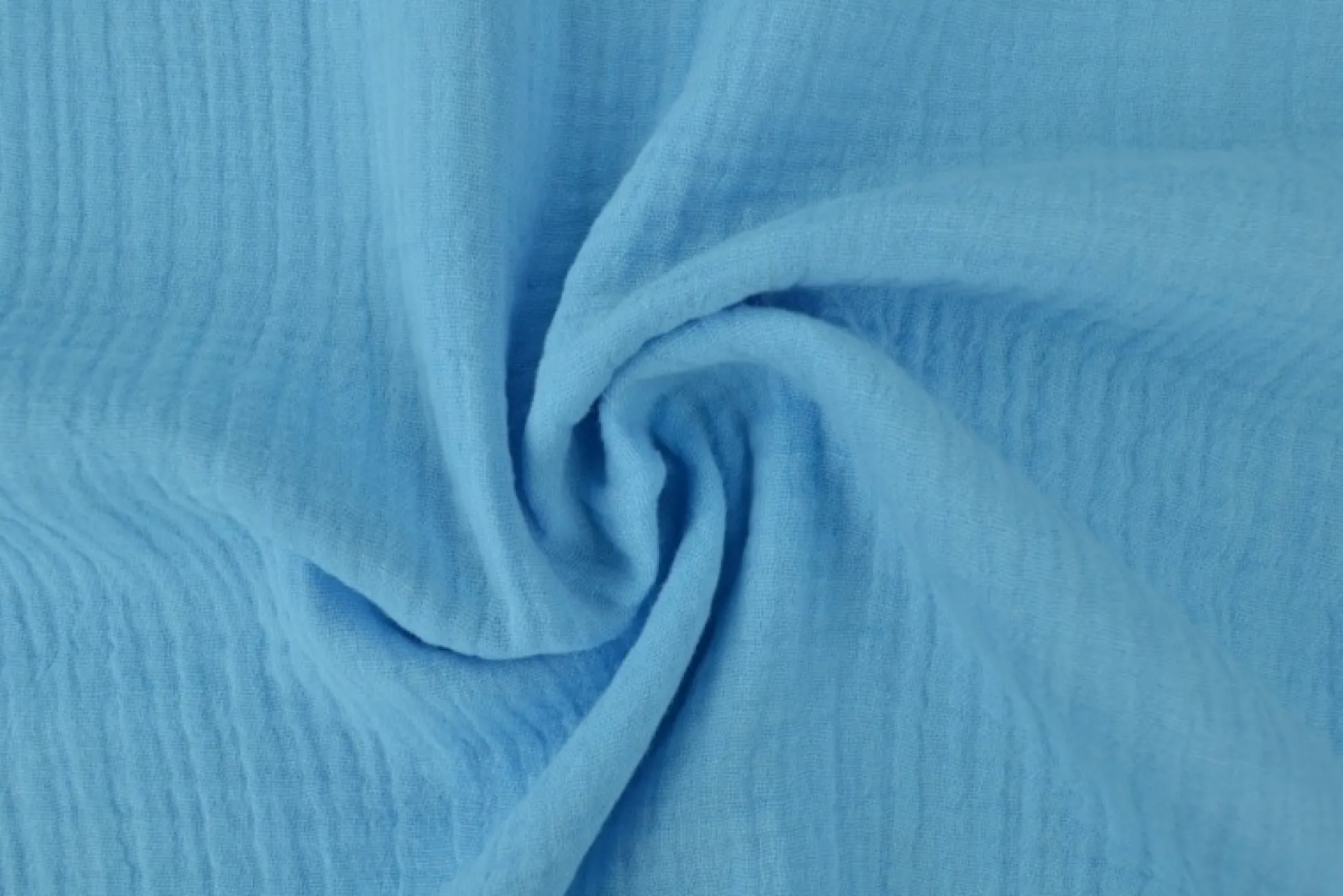 Hydrofiel / Mousseline – Aquablauw