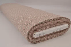 Hydrofiel / Mousseline – Bloemetjes dusky roze