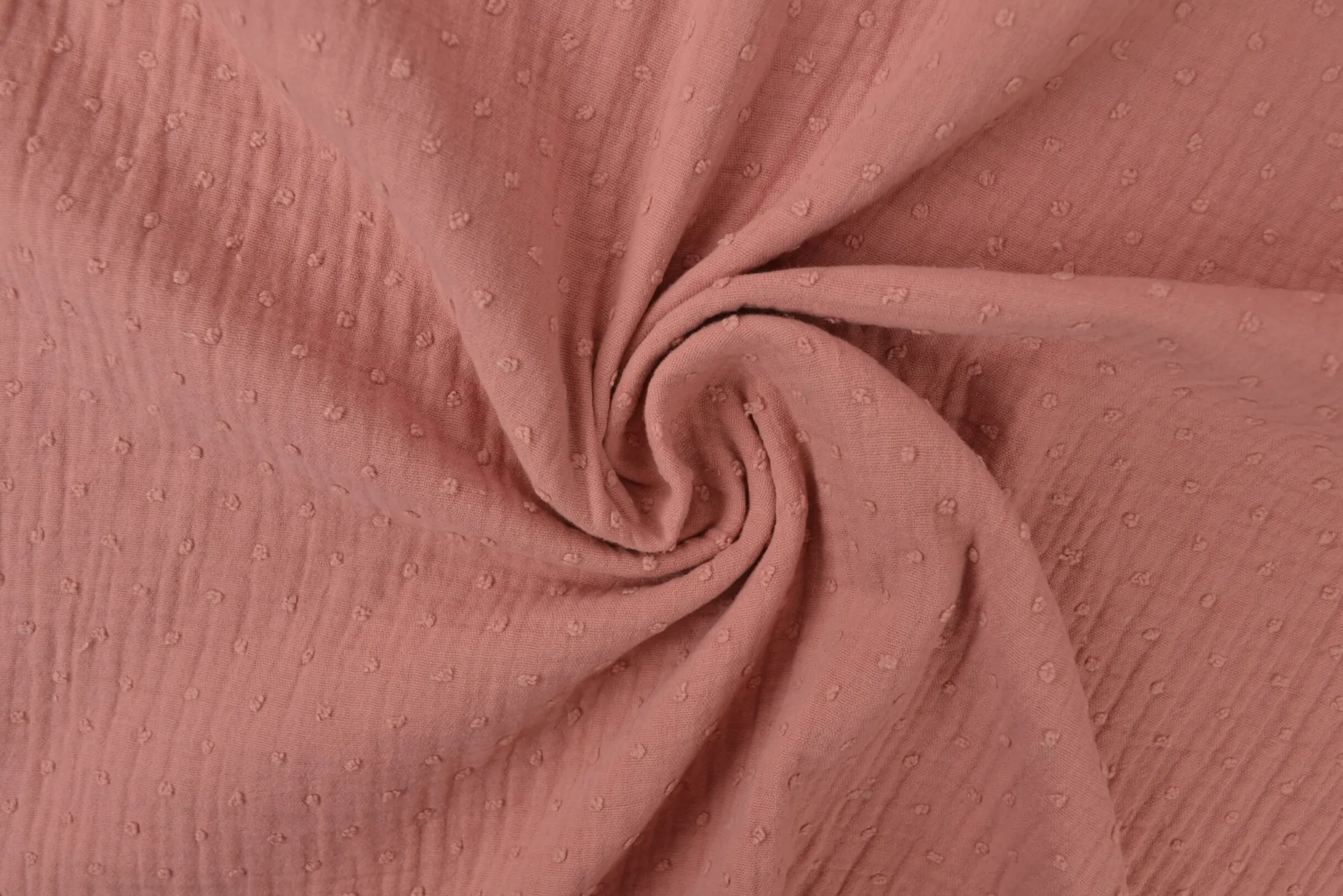 Hydrofiel / Mousseline dobby – Oud roze