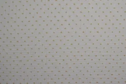 Hydrofiel / Mousseline dobby – Wit met beige stippen