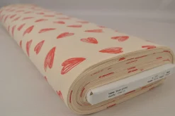Hydrofiel / Mousseline – Hartjes champagne