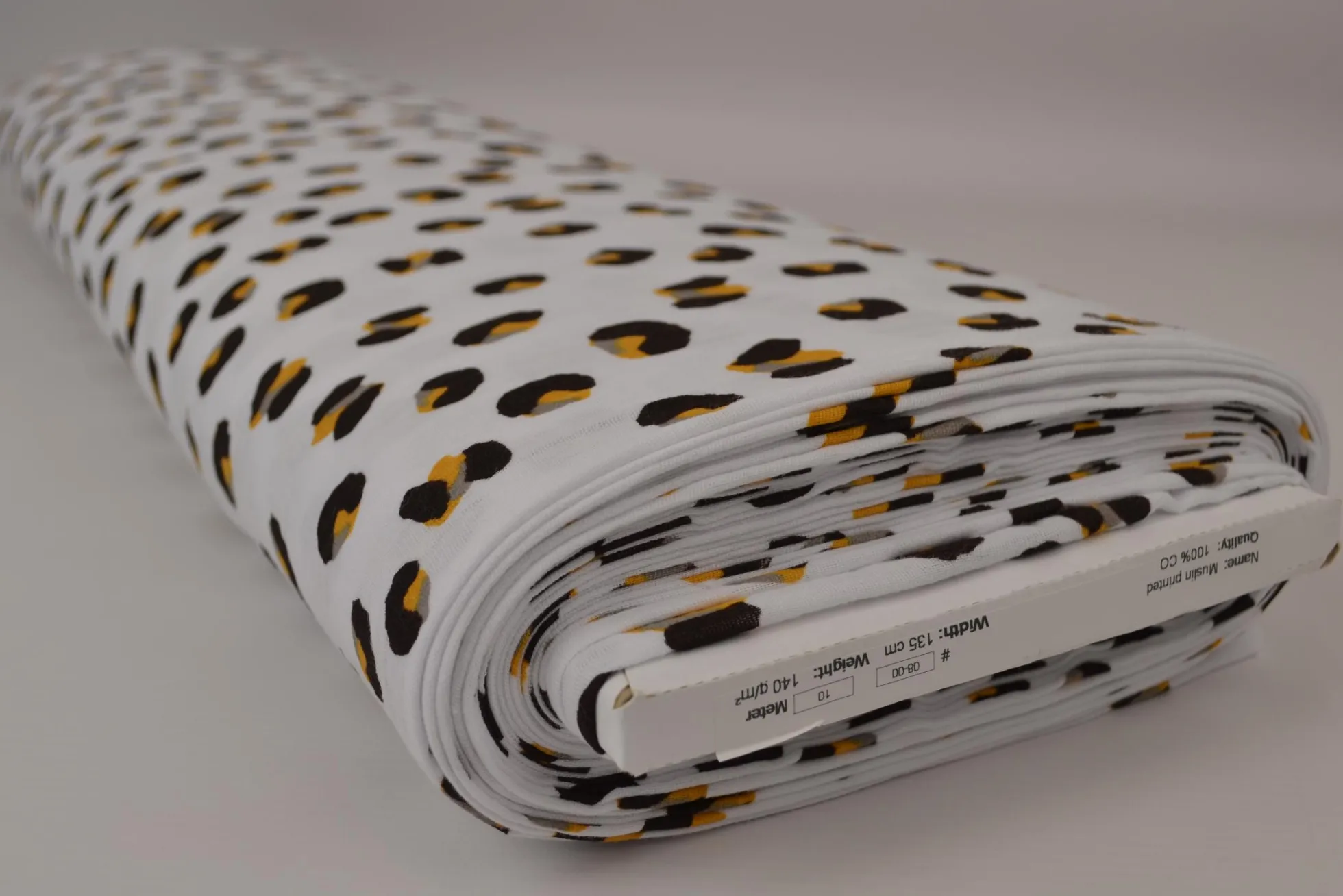 Hydrofiel / Mousseline – Jaguar wit