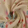 Hydrofiel / Mousseline – Lentebloesem champagne