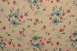 Hydrofiel / Mousseline – Lentebloesem champagne