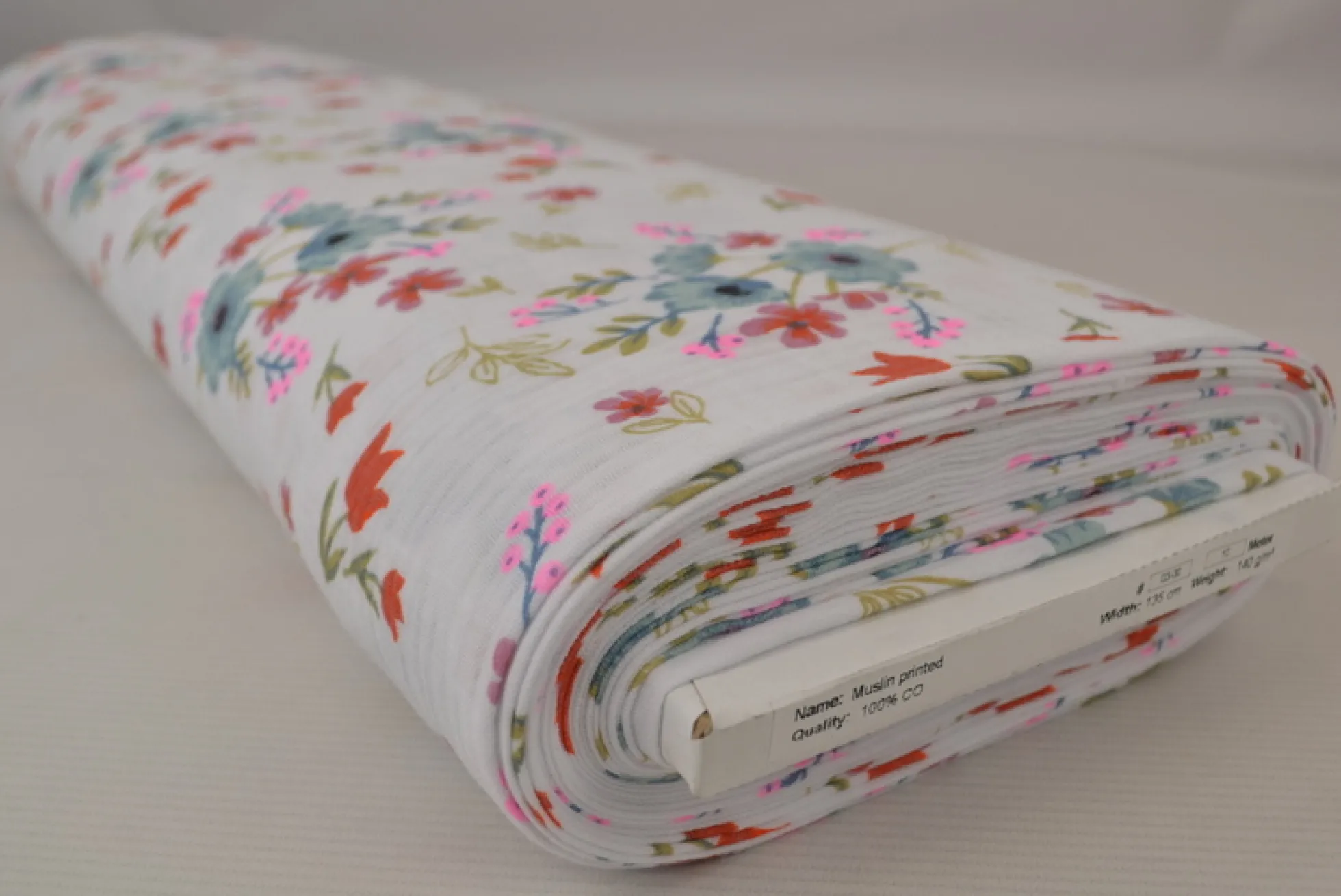 Hydrofiel / Mousseline – Lentebloesem wit