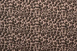 Hydrofiel / Mousseline – Luipaard dusky roze