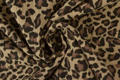 Hydrofiel / Mousseline – Luipaard taupe