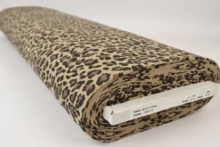 Hydrofiel / Mousseline – Luipaard taupe