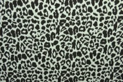 Hydrofiel / Mousseline – Panter licht mint
