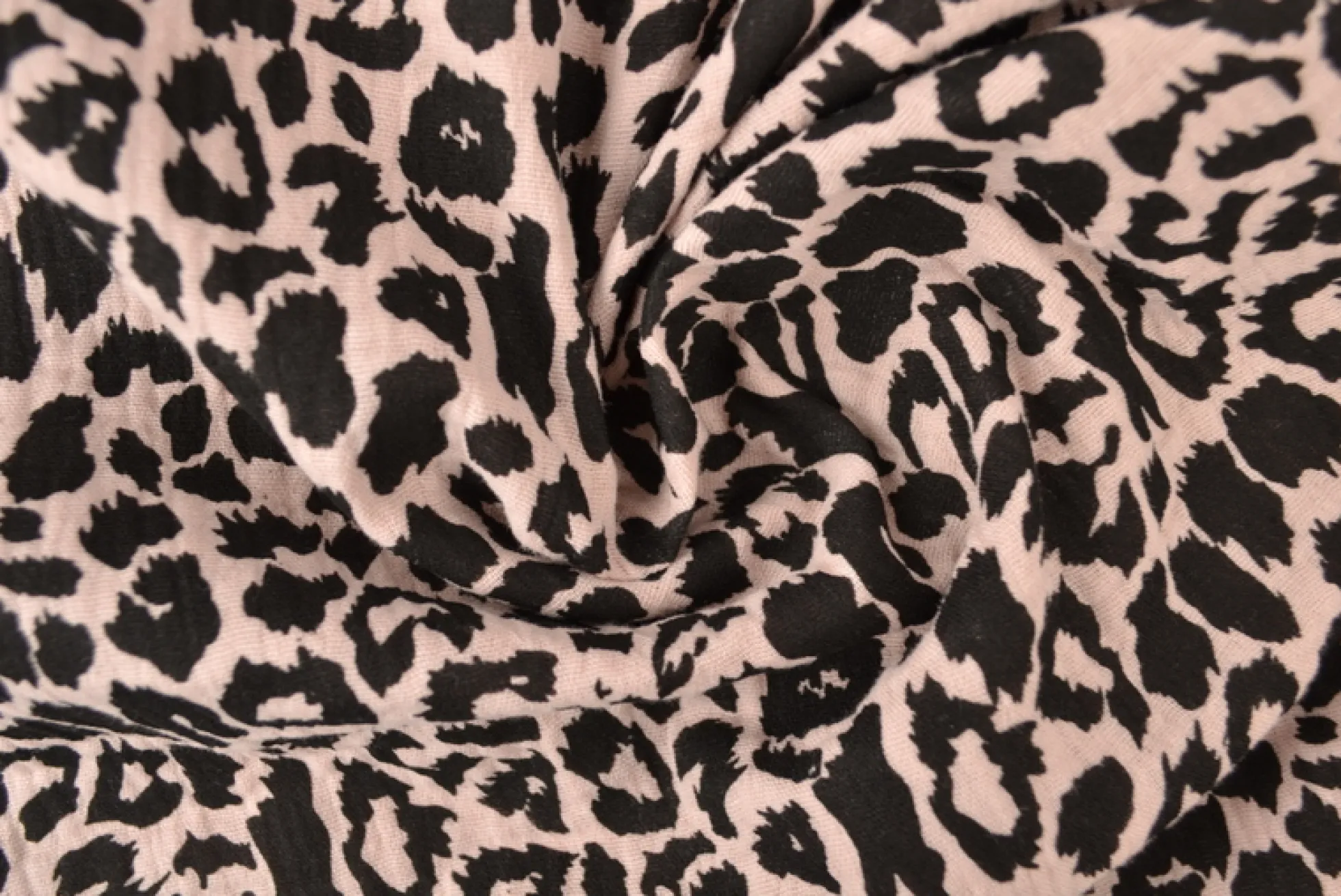 Hydrofiel / Mousseline – Panter dusky roze