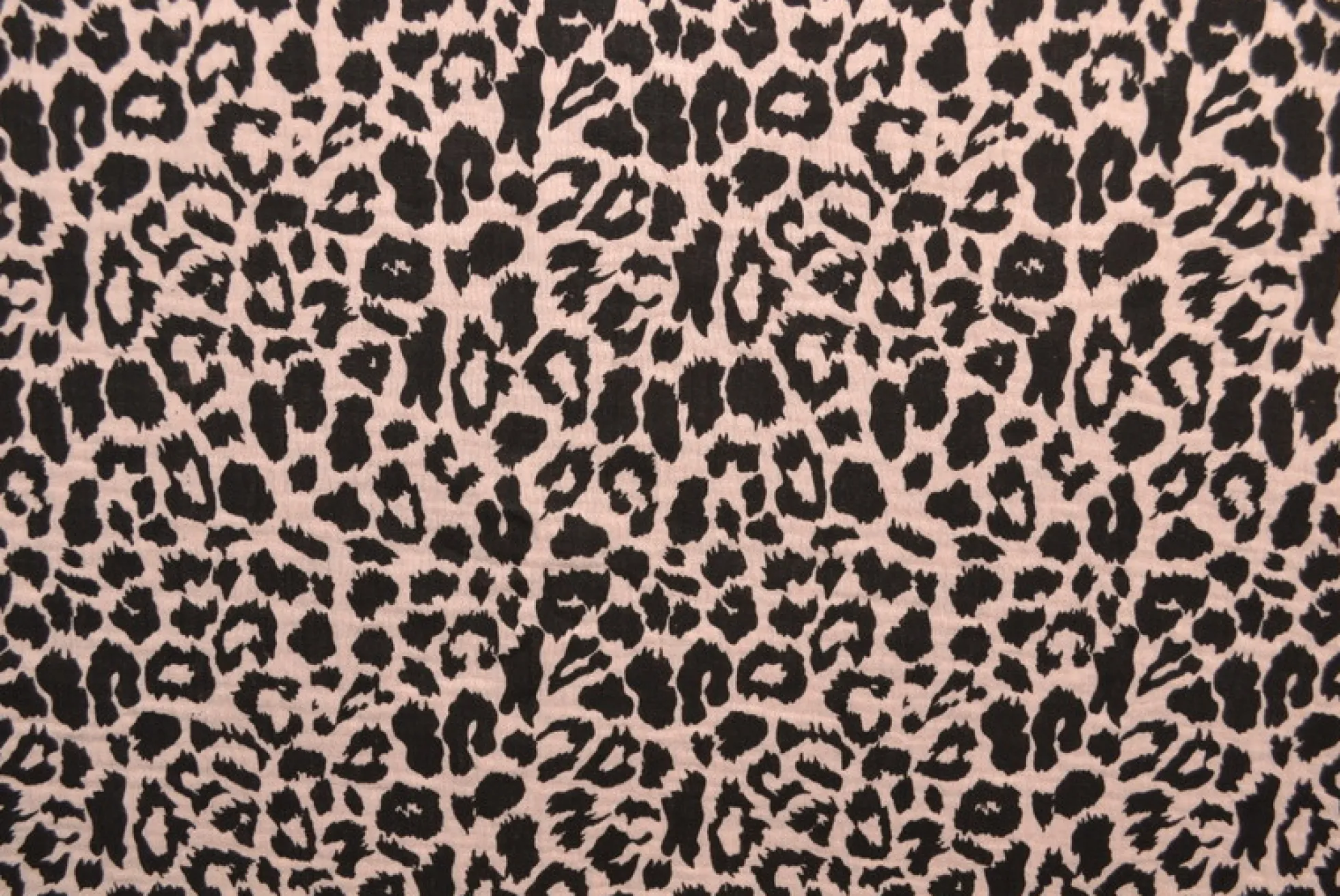 Hydrofiel / Mousseline – Panter dusky roze