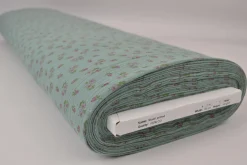 Hydrofiel / Mousseline – Roosjes oudgroen