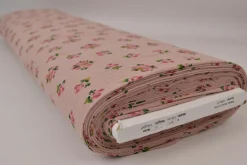 Hydrofiel / Mousseline – Rozen dusky roze
