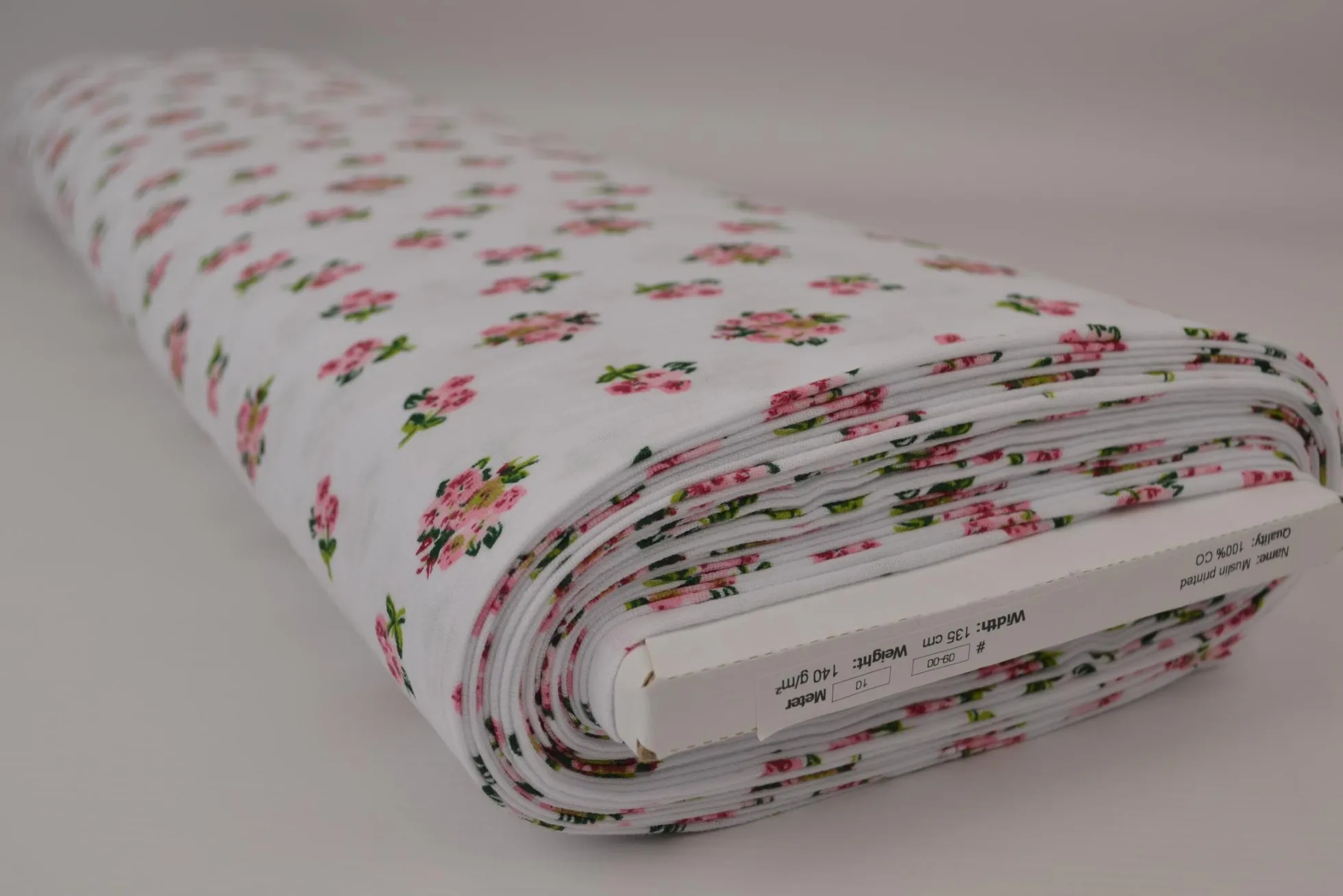 Hydrofiel / Mousseline – Rozen wit