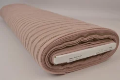 Hydrofiel / Mousseline – Strepen dusky roze