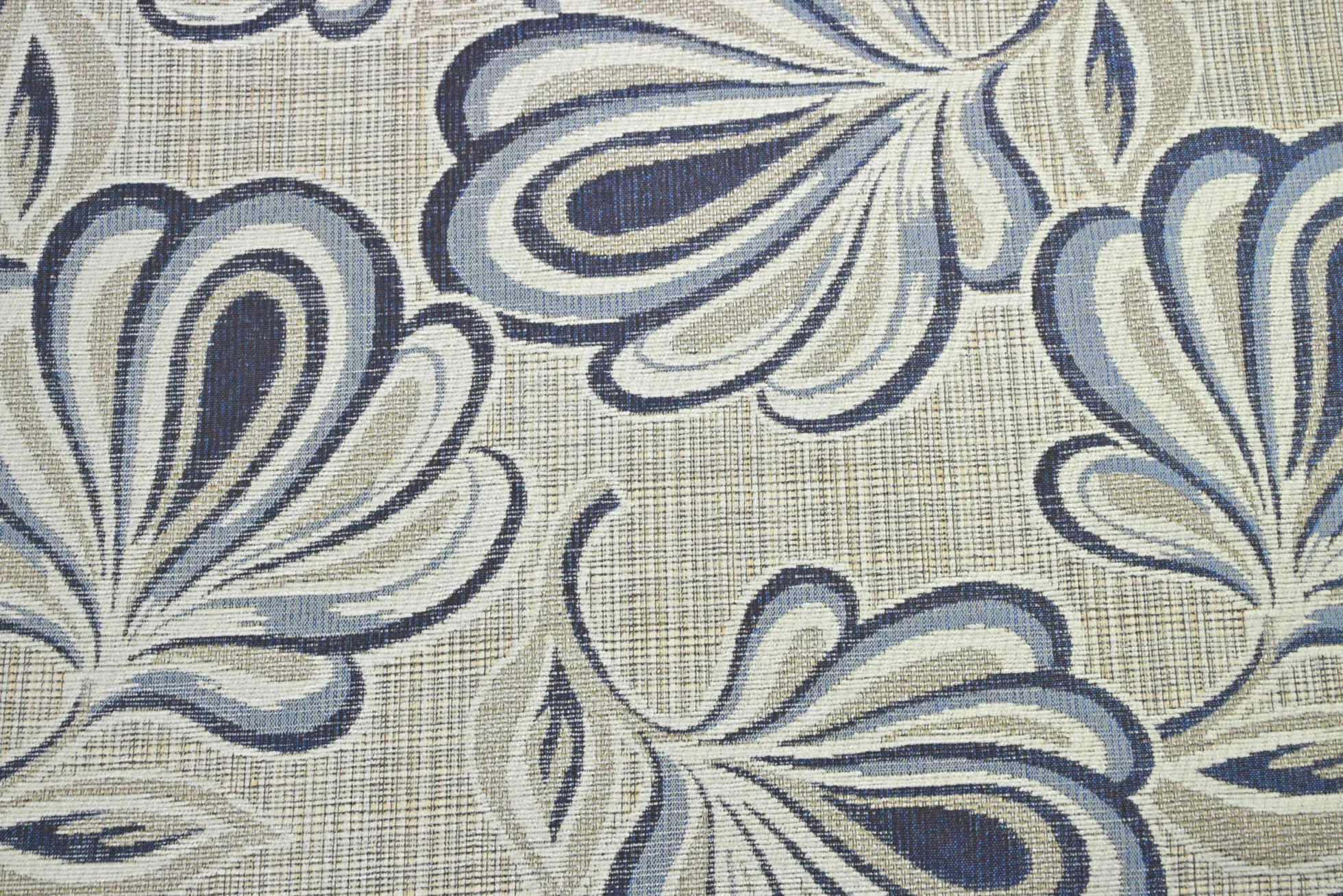 Jacquard Gobelin – Blue shell natural