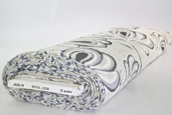 Jacquard Gobelin – Blue shell natural