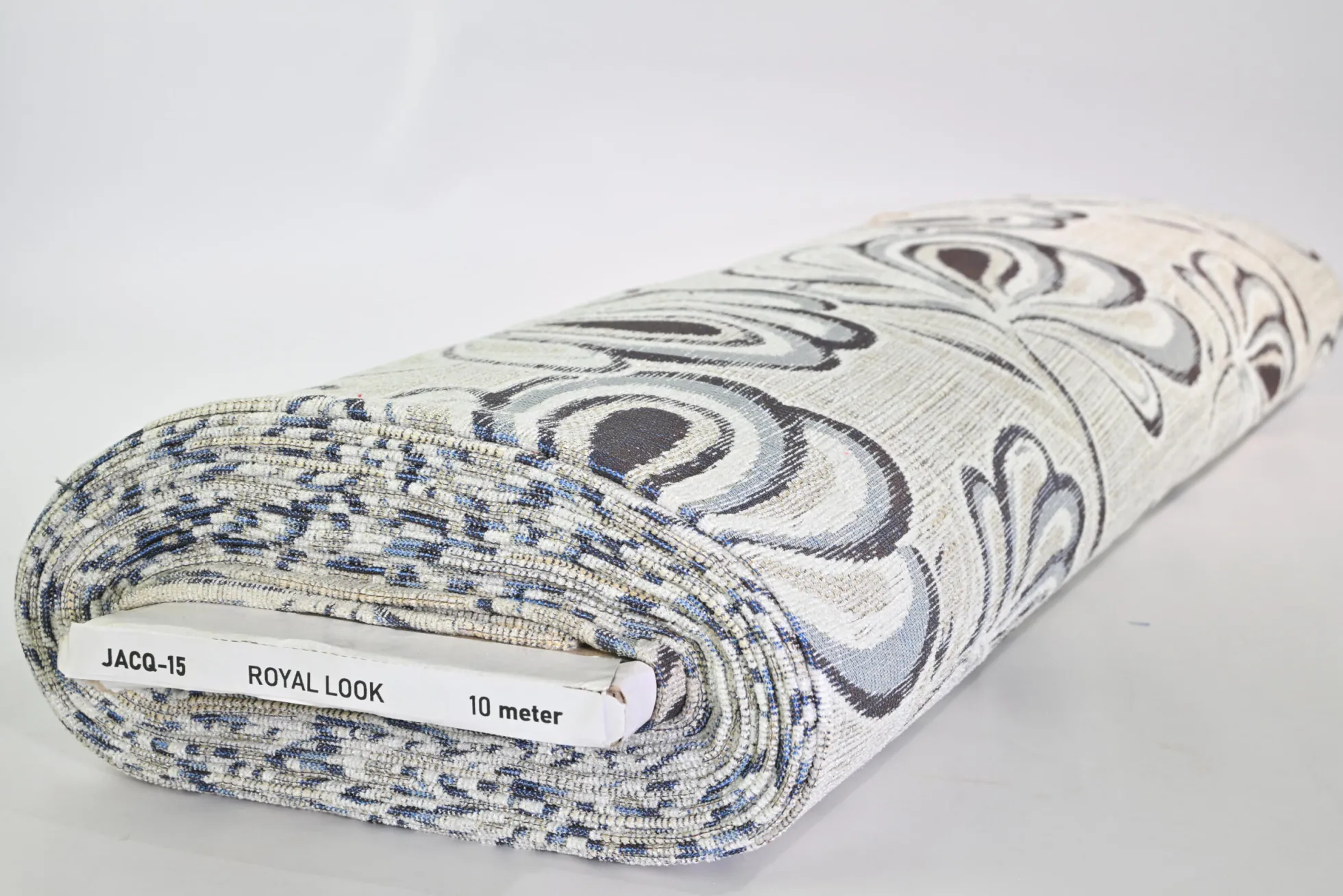 Jacquard Gobelin – Blue shell natural