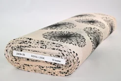 Jacquard Gobelin – Dandelion black on sand