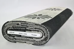 Jacquard Gobelin – Graphic flower black