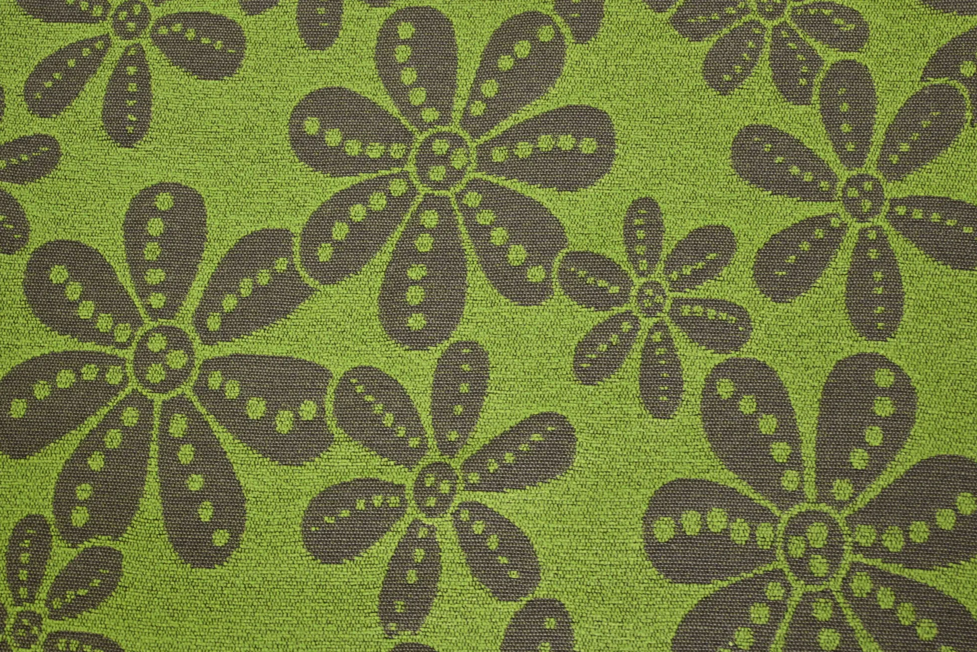 Jacquard Gobelin – Grass green floral