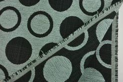 Jacquard Gobelin – Grey dot black