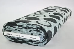 Jacquard Gobelin – Grey dot black