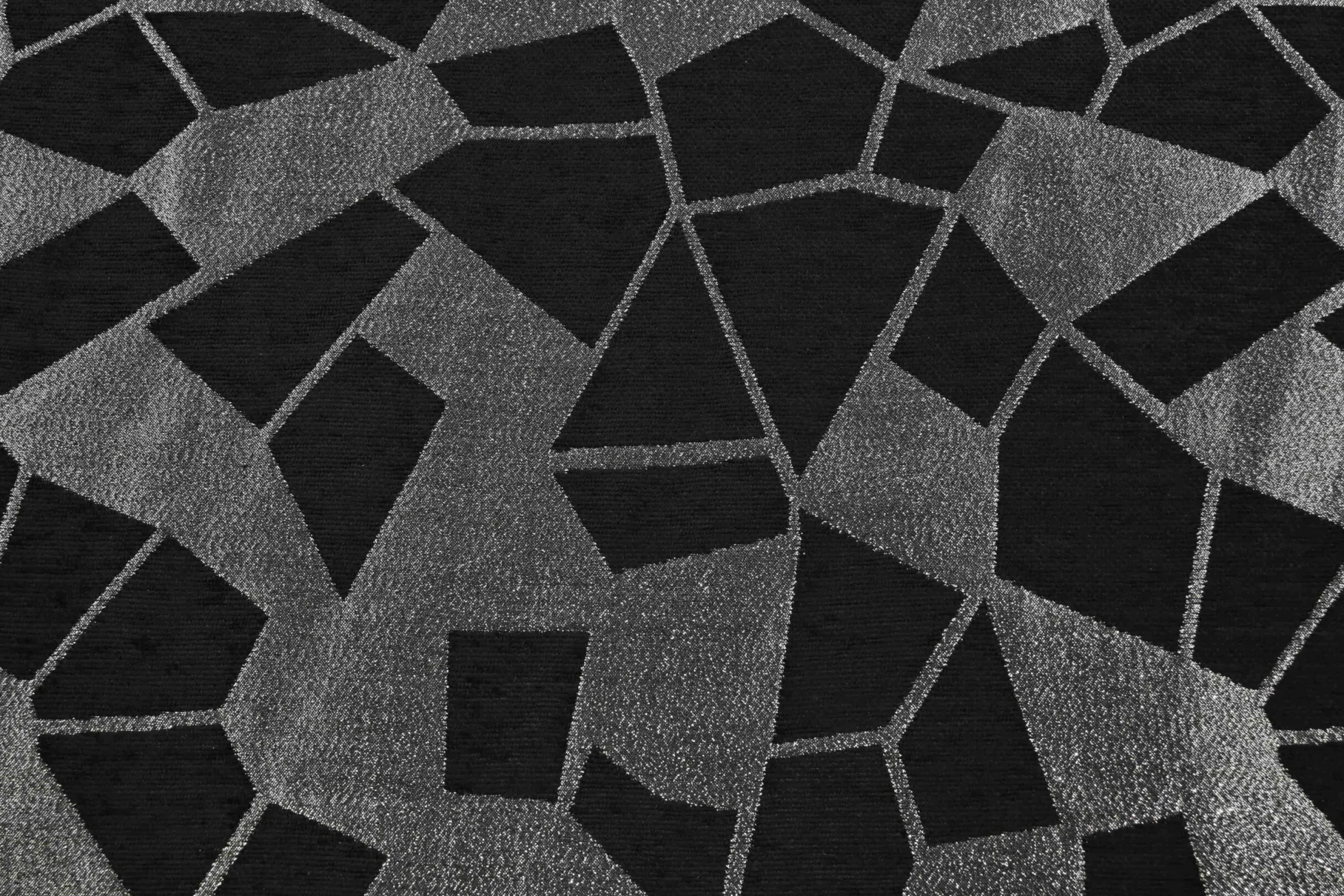 Jacquard Gobelin – Grey geometric brocade