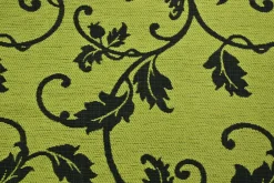 Jacquard Gobelin – Lime baroque black