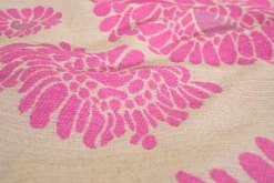 Jacquard Gobelin – Pink flower natural
