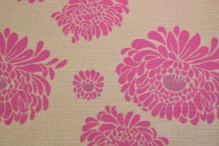 Jacquard Gobelin – Pink flower natural