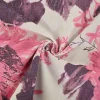 Jacquard Gobelin – Pink garden linnenlook