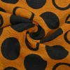 Jacquard Gobelin – Retro circles orange & black