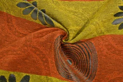 Jacquard Gobelin – Retro flower orange