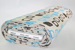 Jacquard Gobelin – Retro oval blue