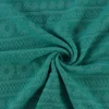 Jacquard jersey – Flower lines mintgroen – Rol 15m x 150cm