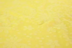 Jacquard jersey – Flowers geel