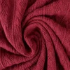 Jacquard jersey kabel – Bordeaux