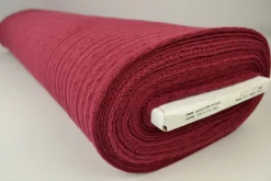 Jacquard jersey kabel – Bordeaux