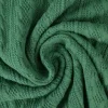 Jacquard jersey kabel – Donkergroen