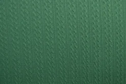 Jacquard jersey kabel – Donkergroen