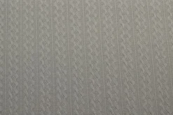 Jacquard jersey kabel – Donkergrijs