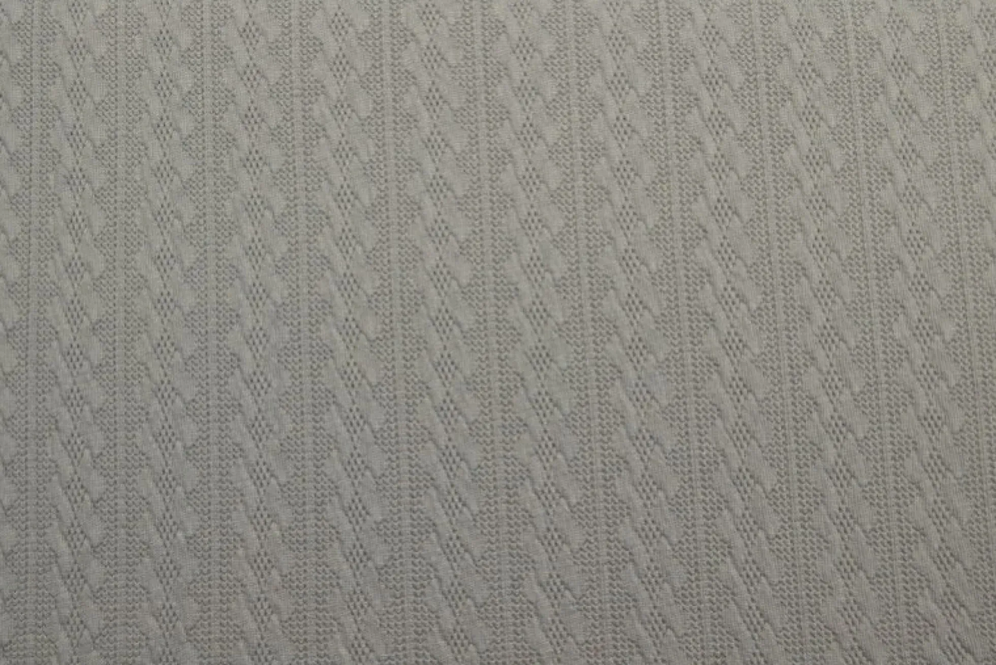 Jacquard jersey kabel – Donkergrijs